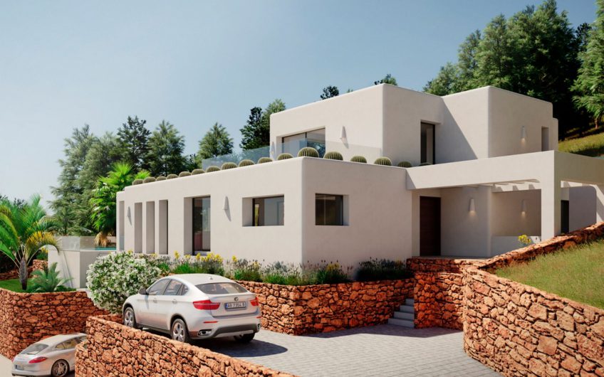 Luxe moderne ibiza villa te koop el Portet Moraira