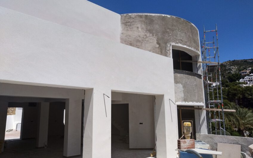 Villa Ibiza stijl el Portet Moraira te koop