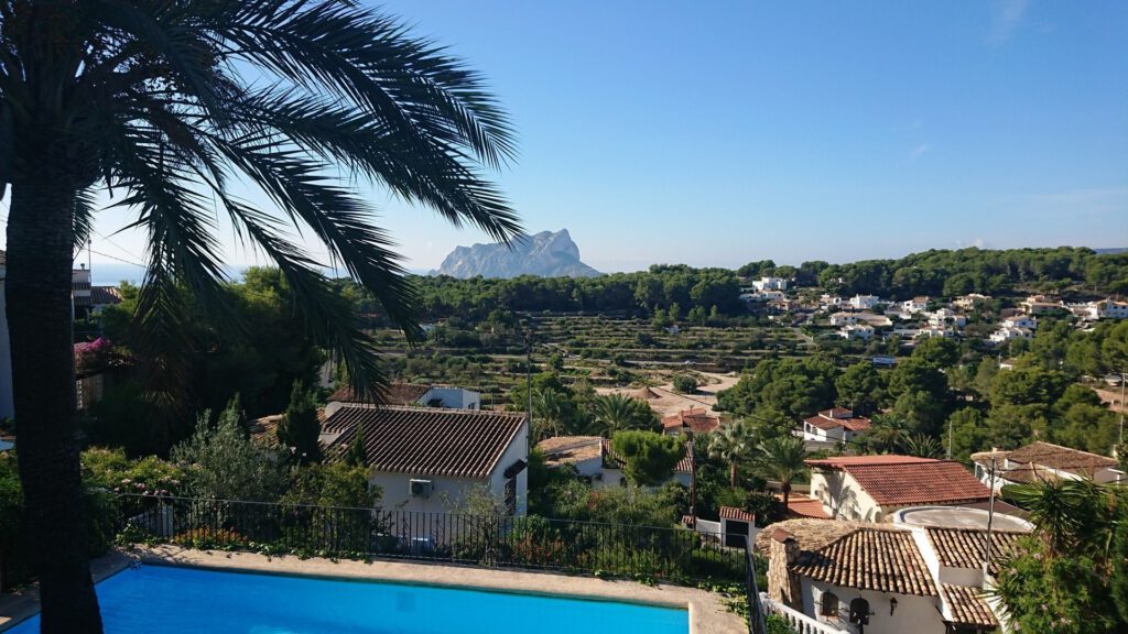 villa met zeezicht Benissa te koop