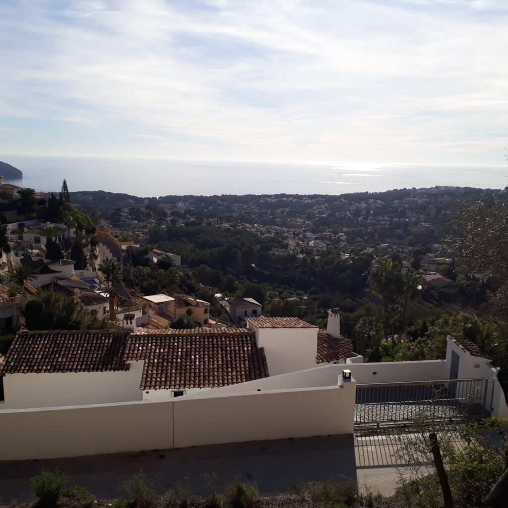 mooi zeezicht Moraira te koop