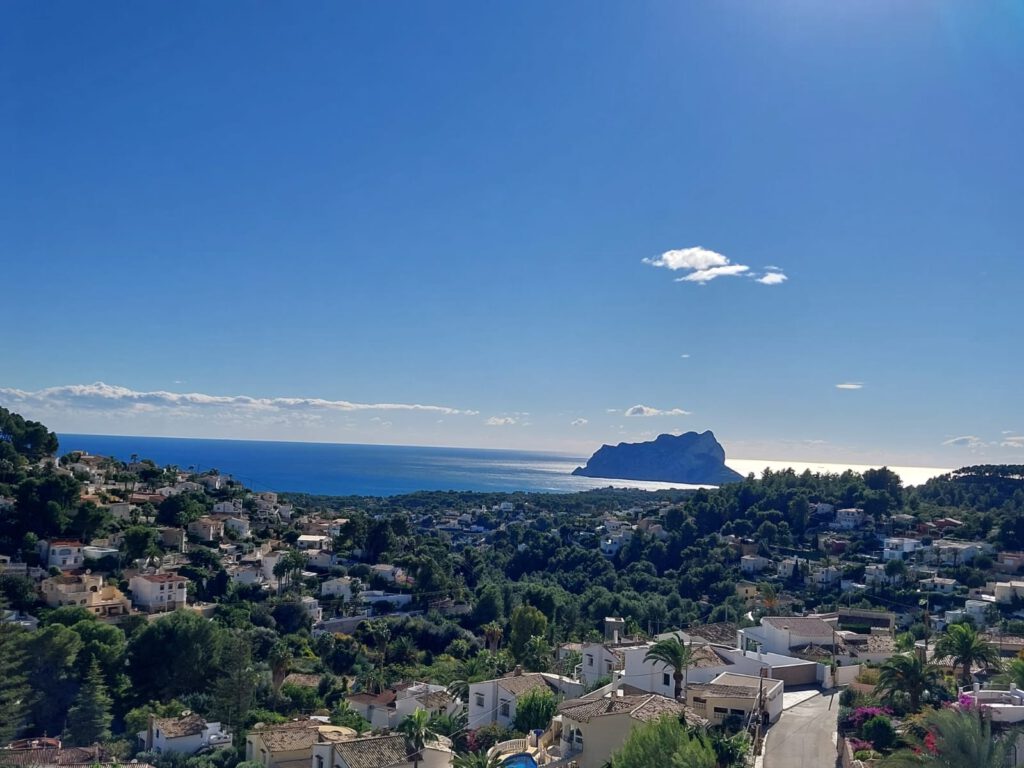villa zeezicht Benissa Moraira te koop