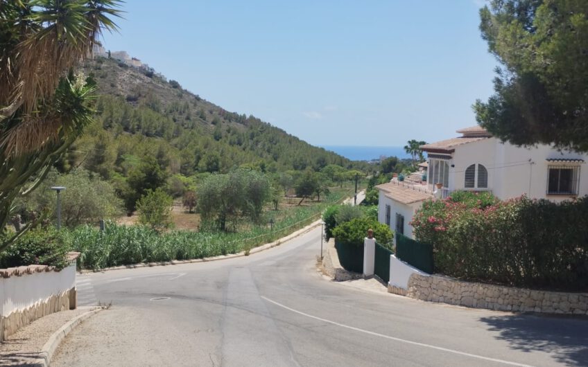 Villa op hoekkavel el Portet Moraira – Valle del Portet met zeezicht